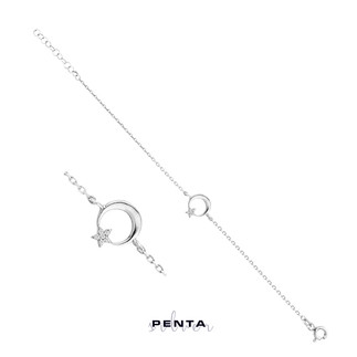 Penta Silver - Ay Yıldız Gümüş Bileklik (1)