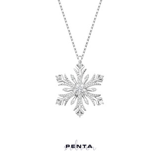 Penta Silver - Gümüş Kar Tanesi Kolye