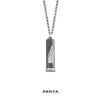 Penta Silver - Nested İsimli Melek Kanadı Erkek Gümüş Kolye