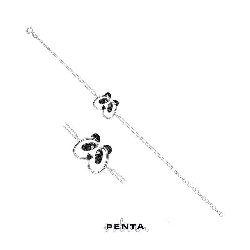 Panda Gümüş Bileklik - 2