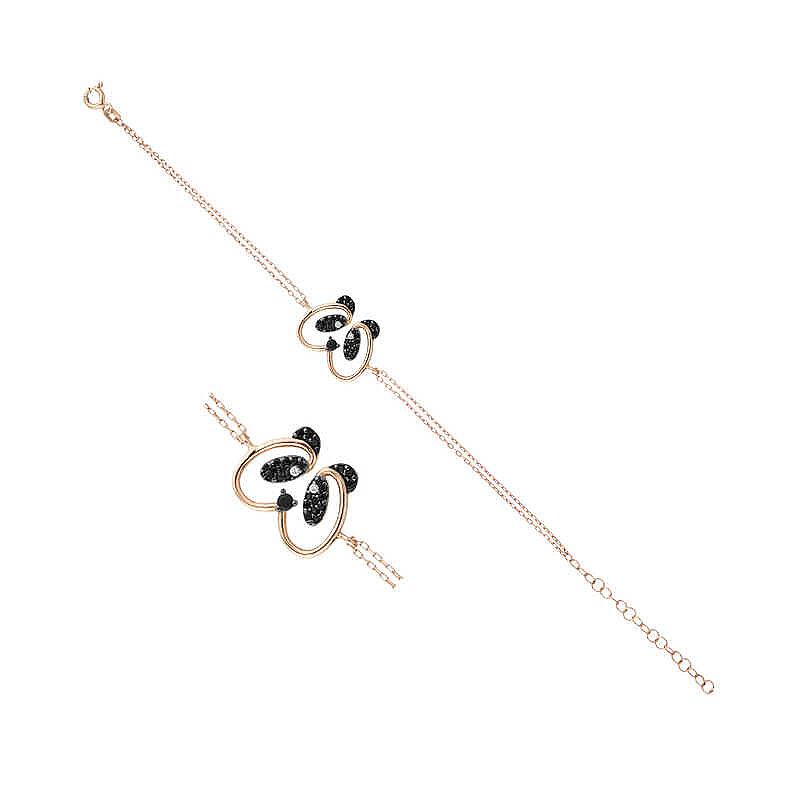 Panda Gümüş Bileklik - 5