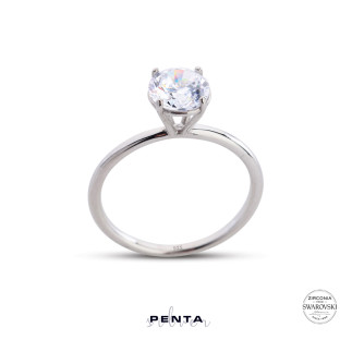 Penta Silver - Swarovski Zerafet Tektaş Gümüş Yüzük